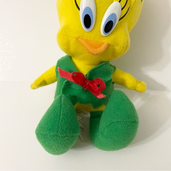 1992 Warner Brothers Tweety Bird Robin Hood Plush Toy 8” Tall - Picture 3 of 13